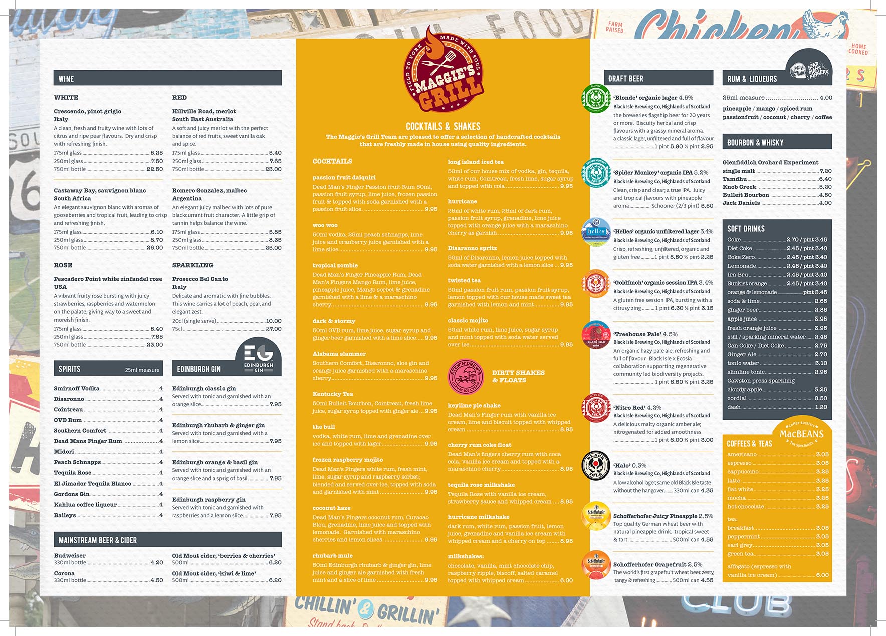 Menu Front